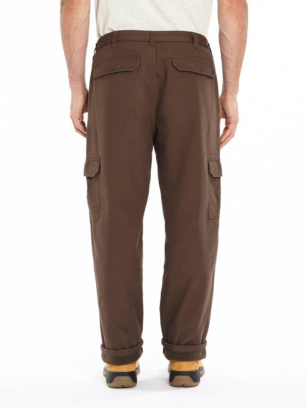 Buy Men's Travel Trekking Cargo Trousers Brown Online | Decathlon